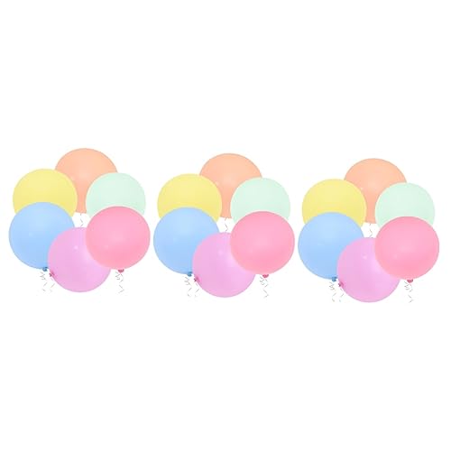 TOYANDONA 18 Stk Bodenexplosionsballon Luftballons Für Die Babyparty Gedenkballons Dekorative Luftballons Abschluss Ballons Regenbogen-latexballons Bogenballons Emulsion Dekorationen Macaron von TOYANDONA