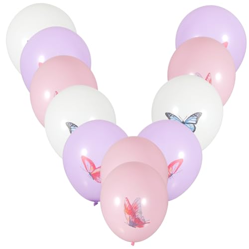 TOYANDONA 18 Stück Schmetterlings-Partyballons Luftballons für Geburtstagsfeier Fiesta party kinderparty balons Party-Layout-Druck von Luftballons Schmetterlingsballons Emulsion Rosa TOYANDONA 18 Stück Schmetterlings-Partyballons Luftballons für Geburtstagsfeier Fiesta party kinderparty balons Party-Layout-Druck von Luftballons Schmetterlingsballons Emulsion Rosa von TOYANDONA