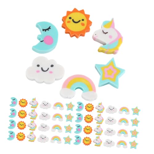 TOYANDONA 180 Stück Teiliges Mini Radierer mit Wolken Einhorn Mond Stern und Regenbogen Bunt Kinderfreundlich Sauber Radierend für Schüler Schulanfang Klassenzimmer Partygeschenke und TOYANDONA 180 Stück Teiliges Mini Radierer mit Wolken Einhorn Mond Stern und Regenbogen Bunt Kinderfreundlich Sauber Radierend für Schüler Schulanfang Klassenzimmer Partygeschenke und von TOYANDONA