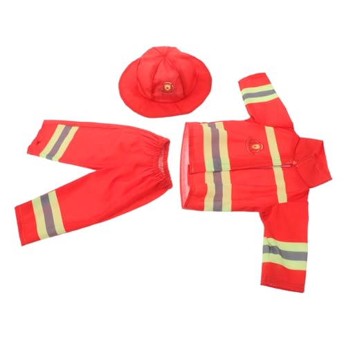 TOYANDONA 1Satz Puppenkleidung Feuerwehrmann Outfit für Puppen Helm Hose und Zubehör Strapazierfähige Rollenspiel Kleidung für Mädchen für Kreatives Verkleiden TOYANDONA 1Satz Puppenkleidung Feuerwehrmann Outfit für Puppen Helm Hose und Zubehör Strapazierfähige Rollenspiel Kleidung für Mädchen für Kreatives Verkleiden von TOYANDONA