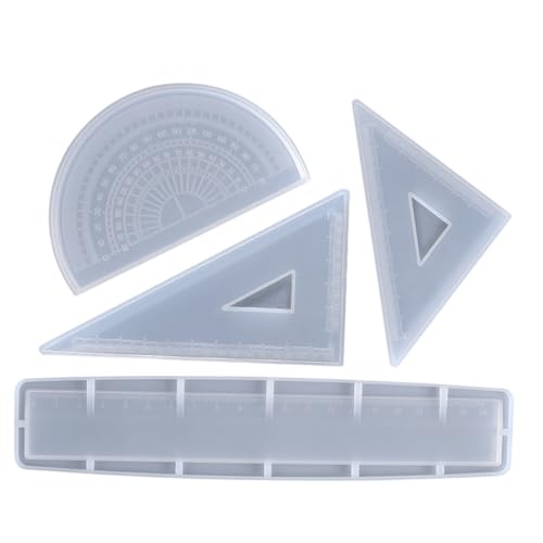 TOYANDONA 1Satz Silikon Linealform für Epoxidharz DIY Silikonformen für Präzise Linealherstellung Einfach zu Reinigen Umfassende Lösung für Kreative Bastelprojekte von TOYANDONA