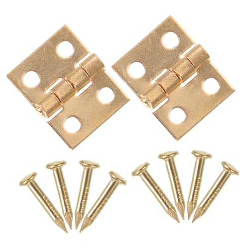 TOYANDONA 1paar Miniatur Scharniere Für Puppenhäuser Antike Klappbare Möbelbeschläge Maßstab Geeignet Für Miniaturmodelle Und Dekoration TOYANDONA 1paar Miniatur Scharniere Für Puppenhäuser Antike Klappbare Möbelbeschläge Maßstab Geeignet Für Miniaturmodelle Und Dekoration von TOYANDONA