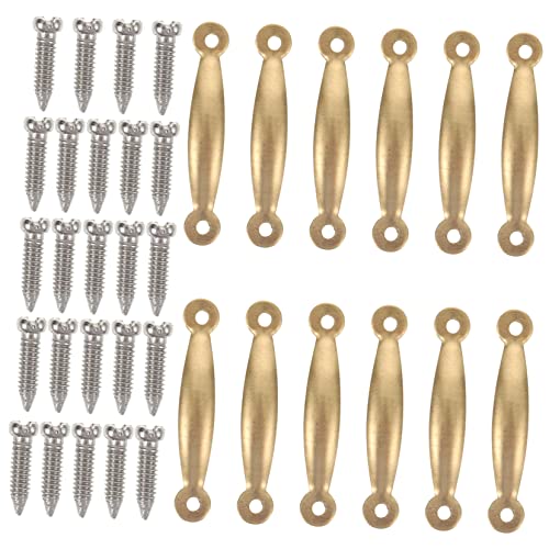 TOYANDONA 1satz Mini Retro Möbelgriffe Für Puppenhäuser Vintage Tür Und Schubladengriffe Mit Schrauben Für Miniaturmöbel Und Hausdekoration von TOYANDONA