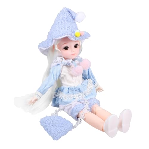 TOYANDONA 1satz Niedliche Gelenkpuppe Mit Kleidung Schuhen Und Hut Bjd Puppe Für Kreative Spielstunden Zu Weihnachten Oder Geburtstagen von TOYANDONA