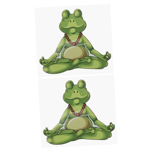 TOYANDONA 2 Blätter Selbstklebende Frosch Sticker Lustige Scrapbooking Aufkleber Für Journal Planer Notizbuch Dekoration Und DIY Bastelarbeiten TOYANDONA 2 Blätter Selbstklebende Frosch Sticker Lustige Scrapbooking Aufkleber Für Journal Planer Notizbuch Dekoration Und DIY Bastelarbeiten von TOYANDONA