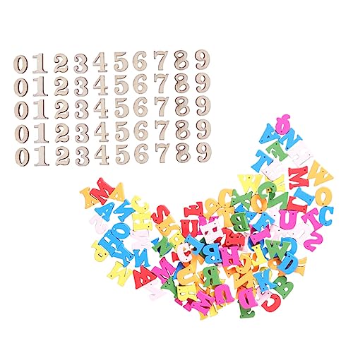 TOYANDONA 2 Holzschnitzelfiguren Woodcarver Aufkleber Buchstaben Zahlen Buchstabenaufkleber Aufkleber mit goldenen Buchstaben personalisierte Nummer Dekoration für Weihnachtsfeiern Colorful TOYANDONA 2 Holzschnitzelfiguren Woodcarver Aufkleber Buchstaben Zahlen Buchstabenaufkleber Aufkleber mit goldenen Buchstaben personalisierte Nummer Dekoration für Weihnachtsfeiern Colorful von TOYANDONA