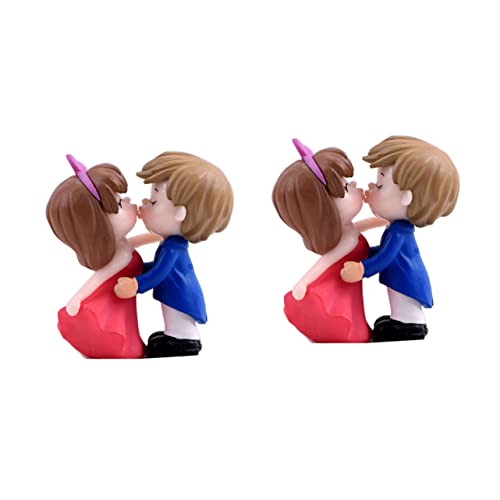 TOYANDONA 2 Paar Hochzeitsdekorationspuppe Fee Zubehör Miniaturpaarfiguren küssende Puppe Kuchen dekoration schlafzimmer bedroom decoration paar küssen dekorationen Kusspuppen-Statue Plastik TOYANDONA 2 Paar Hochzeitsdekorationspuppe Fee Zubehör Miniaturpaarfiguren küssende Puppe Kuchen dekoration schlafzimmer bedroom decoration paar küssen dekorationen Kusspuppen-Statue Plastik von TOYANDONA