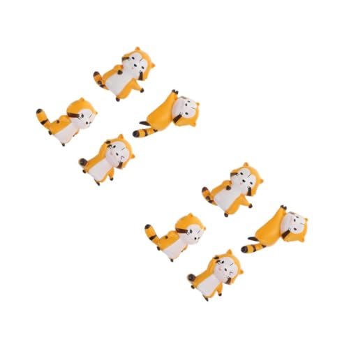 TOYANDONA 2 Sätze Backkuchendekoration Ornamente Dekorationen Tiere Miniatur Waschbärstatuen Aus Harz Mini-tierfiguren Kuchen Harz Topper Blumentopf Harzdekor Pvc Gelb 4 Stück * 2 TOYANDONA 2 Sätze Backkuchendekoration Ornamente Dekorationen Tiere Miniatur Waschbärstatuen Aus Harz Mini-tierfiguren Kuchen Harz Topper Blumentopf Harzdekor Pvc Gelb 4 Stück * 2 von TOYANDONA