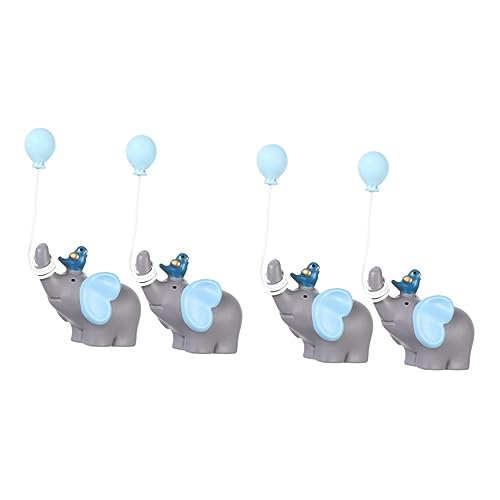 TOYANDONA 2 Sätze Elefantenpuppe Ornamente Cupcake Mini Statue Tier Kuchen Figuren Elefanten Kleine Geburtstagsdeko Hochzeitstorte Topper Elefanten Figur Harz 2 Stücke * 2 TOYANDONA 2 Sätze Elefantenpuppe Ornamente Cupcake Mini Statue Tier Kuchen Figuren Elefanten Kleine Geburtstagsdeko Hochzeitstorte Topper Elefanten Figur Harz 2 Stücke * 2 von TOYANDONA