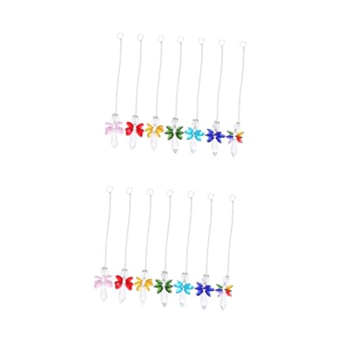 TOYANDONA 2 Sätze Kreuz Anhänger Prismen Led Hochzeit Kristalle Hängende Gartendeko Garten Anhänger Kristallanhänger Selber Machen Kristallflügel-anhänger Glas Bunt 7 Stück * 2 TOYANDONA 2 Sätze Kreuz Anhänger Prismen Led Hochzeit Kristalle Hängende Gartendeko Garten Anhänger Kristallanhänger Selber Machen Kristallflügel-anhänger Glas Bunt 7 Stück * 2 von TOYANDONA