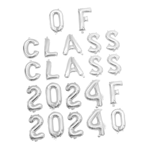 TOYANDONA Zarte Luftballons Für Den Abschluss 2 Sets Aus Aluminiumfolie Dekoration Für Die Abschlusssaison - Und Türbehänge TOYANDONA Zarte Luftballons Für Den Abschluss 2 Sets Aus Aluminiumfolie Dekoration Für Die Abschlusssaison - Und Türbehänge von TOYANDONA