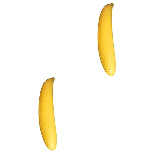 TOYANDONA Spielzeug 2 Stk Spielzeuge PVC-Bananenstützen Bananenstütze anzeigen aufblasbar Hammer Requisiten Bananen-Requisiten von TOYANDONA
