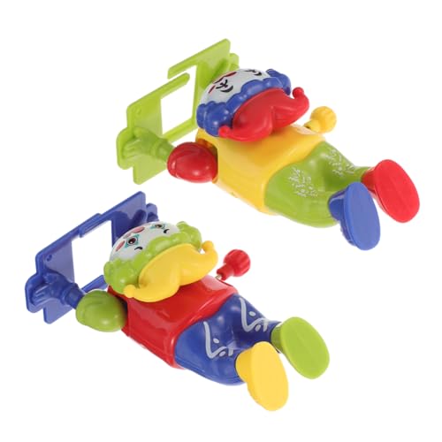 TOYANDONA 2 Stück Aufzieh Clown Lustig Mechanisch Wind Up Kinderparty Ab Jahre Tischdekoration Scherzartikel Spaßmacher TOYANDONA 2 Stück Aufzieh Clown Lustig Mechanisch Wind Up Kinderparty Ab Jahre Tischdekoration Scherzartikel Spaßmacher von TOYANDONA