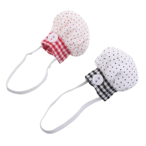 TOYANDONA 2 Stück Chefhutdekoration Kleiderzubehör für Kaninchen Puppenbekleidungszubehör Puppenbäckerhut Kleidung für Puppe Bären, die gleichmäßig Kochen Hundemützen Kochspielzeug Polyester TOYANDONA 2 Stück Chefhutdekoration Kleiderzubehör für Kaninchen Puppenbekleidungszubehör Puppenbäckerhut Kleidung für Puppe Bären, die gleichmäßig Kochen Hundemützen Kochspielzeug Polyester von TOYANDONA