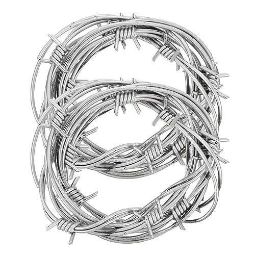 TOYANDONA 2 Stück Gefälschter Stacheldraht Halloween Kunststoff Stacheldraht Dekoration Requisite Spukhaus Stacheldraht Girlande Für Halloween Streichspielzeug 2. TOYANDONA 2 Stück Gefälschter Stacheldraht Halloween Kunststoff Stacheldraht Dekoration Requisite Spukhaus Stacheldraht Girlande Für Halloween Streichspielzeug 2. von TOYANDONA
