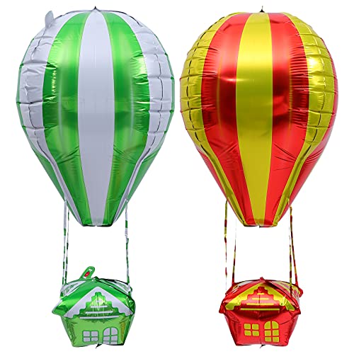 TOYANDONA 2 Stück Heißluftballon Jumbo Folienballon Festival Party Ballons Heliumfolie Mylar-Luftballons Foto-Requisite für Hochzeit Geburtstag Zeremonie Deko Golden Grün TOYANDONA 2 Stück Heißluftballon Jumbo Folienballon Festival Party Ballons Heliumfolie Mylar-Luftballons Foto-Requisite für Hochzeit Geburtstag Zeremonie Deko Golden Grün von TOYANDONA
