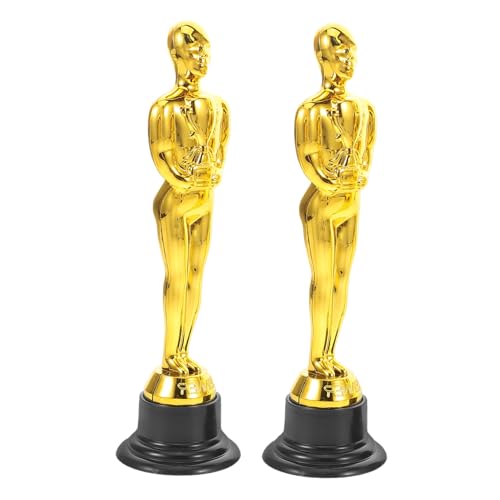 TOYANDONA 2 Stück Kleine Trophäen aus Kunststoff mit Glänzender Vergoldung für Schulbelohnungen Sportveranstaltungen und Feierlichkeiten Kompakt Leicht zu Tragen TOYANDONA 2 Stück Kleine Trophäen aus Kunststoff mit Glänzender Vergoldung für Schulbelohnungen Sportveranstaltungen und Feierlichkeiten Kompakt Leicht zu Tragen von TOYANDONA