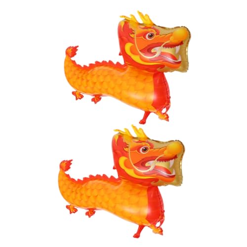 TOYANDONA 2 Stück Lunar Year Luftballons Chinesischer Drachen Dekoration Orange Festliche Partydeko Leicht Tragbar für Frühlingsfest und Fotohintergrund TOYANDONA 2 Stück Lunar Year Luftballons Chinesischer Drachen Dekoration Orange Festliche Partydeko Leicht Tragbar für Frühlingsfest und Fotohintergrund von TOYANDONA