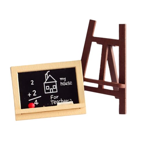 TOYANDONA 2 Stücke Miniatur Landschaft Puppenhaus Dekorationen Kreative Holz Staffeleien Mini Staffelei Schmuck Für Decor TOYANDONA 2 Stücke Miniatur Landschaft Puppenhaus Dekorationen Kreative Holz Staffeleien Mini Staffelei Schmuck Für Decor von TOYANDONA