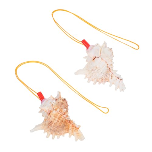 TOYANDONA 2 Stück Natürliche Muschelhorn Pfeifen mit Echtem Dekorative Meeres Schneckenhörner als Spielbares Musikinstrument für Wohnkultur und Party Deko TOYANDONA 2 Stück Natürliche Muschelhorn Pfeifen mit Echtem Dekorative Meeres Schneckenhörner als Spielbares Musikinstrument für Wohnkultur und Party Deko von TOYANDONA