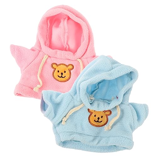 TOYANDONA 2 Stück Puppen ersetzen Kleidung Plüsch Kind tragen Stofftierkleidung Spielzeugkleidung dekoratives Bärenkostüm Kleidung für Spielzeugbären Tierspielkleidung TOYANDONA 2 Stück Puppen ersetzen Kleidung Plüsch Kind tragen Stofftierkleidung Spielzeugkleidung dekoratives Bärenkostüm Kleidung für Spielzeugbären Tierspielkleidung von TOYANDONA