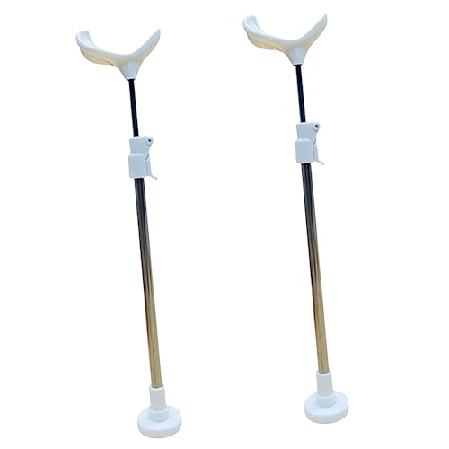TOYANDONA 2 Stück Puppenständer Für Puppenhalter Steht Puppen Unterstützen Puppenhalter-Organizer Realistische Puppe Babypuppe Mein Puppenzubehör Stand Weiß Plastik von TOYANDONA