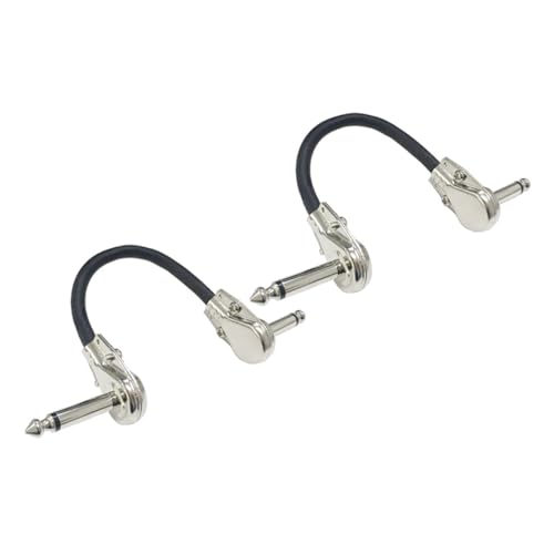 TOYANDONA 2 Stück Teiliges Gitarren Effektkabel Silberbeschichtet Flachstecker Patchkabel Professionell Langlebig Gitarre Effektgeräte Straßenmusik TOYANDONA 2 Stück Teiliges Gitarren Effektkabel Silberbeschichtet Flachstecker Patchkabel Professionell Langlebig Gitarre Effektgeräte Straßenmusik von TOYANDONA