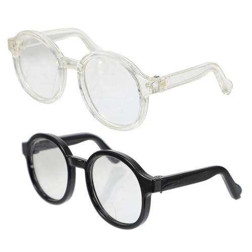 TOYANDONA 2 Stück Teiliges Puppenbrillen Mini Sonnenbrille und Transparente Brille für Puppen Leichtes Kreatives Design Puppenbekleidungszubehör für Eltern Junge Mädchen Spielspaß TOYANDONA 2 Stück Teiliges Puppenbrillen Mini Sonnenbrille und Transparente Brille für Puppen Leichtes Kreatives Design Puppenbekleidungszubehör für Eltern Junge Mädchen Spielspaß von TOYANDONA