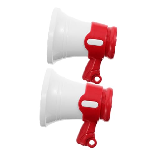 TOYANDONA 2 Stück Tragbarer Lautsprecher Schlüsselanhänger mit klarem Klang handliches Mini Horn für Teamgeschenke Geburtstags Abschlussfeiern zum Anbringen an Rucksack und Schlüsselbund von TOYANDONA