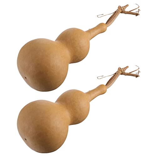 TOYANDONA 2 Stück natürlich getrocknete Kürbis aus unbehandeltem Holz zum Selbermachen, Malen, Holzpüppchen, Figuren für Heimwerker, chinesisches Feng Shui Wu Lou Schreibtisch-Ornament, 13–15 cm TOYANDONA 2 Stück natürlich getrocknete Kürbis aus unbehandeltem Holz zum Selbermachen, Malen, Holzpüppchen, Figuren für Heimwerker, chinesisches Feng Shui Wu Lou Schreibtisch-Ornament, 13–15 cm von TOYANDONA