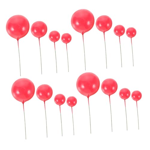 TOYANDONA 20stücke Mini Luftballon Cupcake Topper Runde Dekorationen Für Geburtstagsfeiern Und Hochzeiten Leicht Farbenfroh Für Kreative Tortendekorationen von TOYANDONA