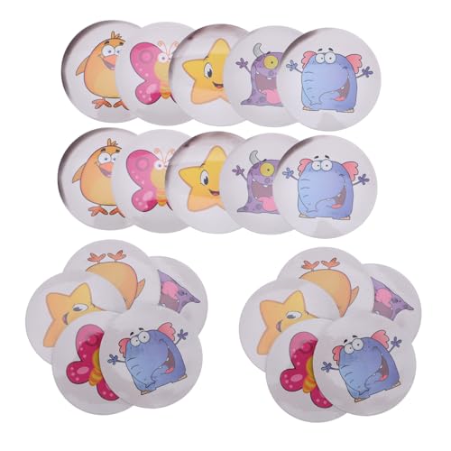 TOYANDONA 20 Stück Cartoon Potty Training Sticker Farbwechselnde Wärmeempfindliche Aufkleber für Jungen Mädchen Niedliche Tiermotive Ablösbare Toiletten Töpfchentrainingsdeals für von TOYANDONA