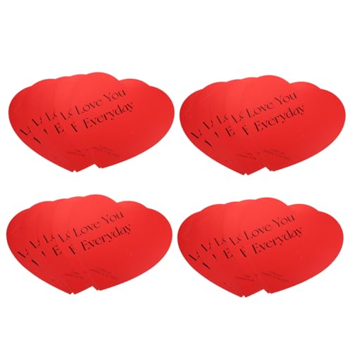 TOYANDONA Blumenstrauß-verpackungsbox Herzförmige Karten 20 Stück Rotes Blumen-geschenkpapier für Hochzeitsfeier TOYANDONA Blumenstrauß-verpackungsbox Herzförmige Karten 20 Stück Rotes Blumen-geschenkpapier für Hochzeitsfeier von TOYANDONA
