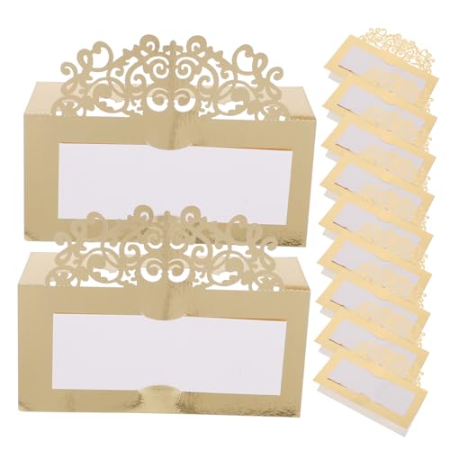 TOYANDONA 20 Stück Sitz schmucklos Empfangsbedarf reserviert Tischzeltkarten Tischplatzkarte Zeltkarten für die Tischdekoration Hochzeitstisch Zeltkarten Platzkarten Tischkarte Papier Golden TOYANDONA 20 Stück Sitz schmucklos Empfangsbedarf reserviert Tischzeltkarten Tischplatzkarte Zeltkarten für die Tischdekoration Hochzeitstisch Zeltkarten Platzkarten Tischkarte Papier Golden von TOYANDONA