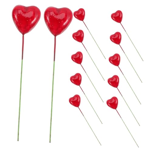 TOYANDONA 20 Stück Teiliges Herz Cake Toothpicks aus Schaumstoff Leichte Herz Cupcake Inserts Einfache Tortendeko für Geburtstag Valentinstag Hochzeit Shower DIY Backzubehör TOYANDONA 20 Stück Teiliges Herz Cake Toothpicks aus Schaumstoff Leichte Herz Cupcake Inserts Einfache Tortendeko für Geburtstag Valentinstag Hochzeit Shower DIY Backzubehör von TOYANDONA