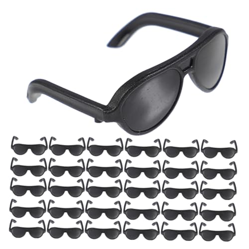 TOYANDONA 200 Puppensonnenbrille Mini -Puppenzubehör Brillenrequisiten zum Anziehen Puppenhaushandwerk winzige Sonnenbrillen für Puppen Miniaturpuppen-Sonnenbrille Mini-Brille Schwarz TOYANDONA 200 Puppensonnenbrille Mini -Puppenzubehör Brillenrequisiten zum Anziehen Puppenhaushandwerk winzige Sonnenbrillen für Puppen Miniaturpuppen-Sonnenbrille Mini-Brille Schwarz von TOYANDONA