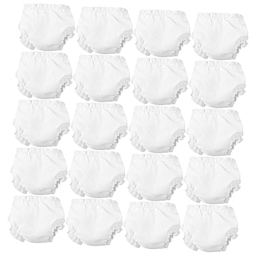TOYANDONA 20St Puppenhöschen puppenkleidung Puppen Kleidung Puppenzubehör für Puppen-Unterhosen Mädchenpuppe Marienkäfer Mikro Höschen für Puppen Puppen-Foto-Requisiten Stoff Weiß TOYANDONA 20St Puppenhöschen puppenkleidung Puppen Kleidung Puppenzubehör für Puppen-Unterhosen Mädchenpuppe Marienkäfer Mikro Höschen für Puppen Puppen-Foto-Requisiten Stoff Weiß von TOYANDONA