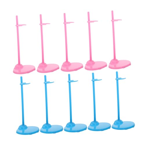 TOYANDONA 20St Puppenständer doll Accessories Puppenhalter Puppenausstellung Puppenpräsentation Puppenaufsteller Puppenanzeigestand Zubehör Puppenhalteständer Steht für Anzeige Plastik von TOYANDONA