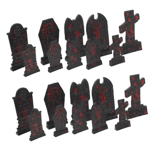 TOYANDONA 20St -Grabsteindekoration Halloween-Simulationsgrabsteine Mini-Grabsteine The Hallow Halloween mitgebsel Halloween-Dekorationen Party-Grabstein-Modell Grabsteine Layout TOYANDONA 20St -Grabsteindekoration Halloween-Simulationsgrabsteine Mini-Grabsteine The Hallow Halloween mitgebsel Halloween-Dekorationen Party-Grabstein-Modell Grabsteine Layout von TOYANDONA