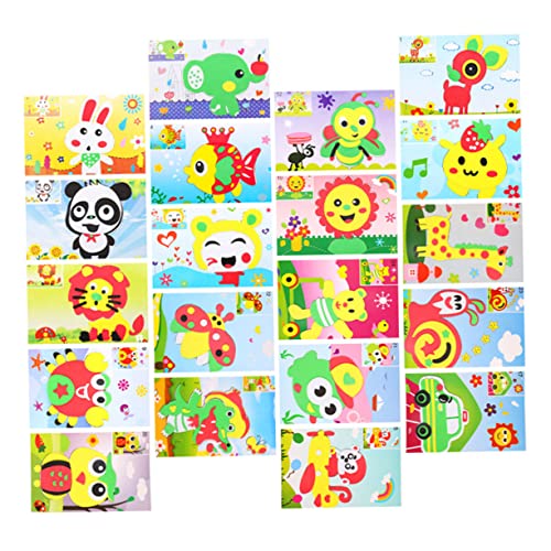 TOYANDONA 20stücke Teiliges Eva Sticker Für Mädchen Lustige Bastelprojekte Für Kleinkinder Kreative Kunsthandwerksmaterialien Zufälliger Stil TOYANDONA 20stücke Teiliges Eva Sticker Für Mädchen Lustige Bastelprojekte Für Kleinkinder Kreative Kunsthandwerksmaterialien Zufälliger Stil von TOYANDONA