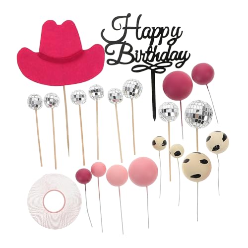 TOYANDONA 21 Stück Cowboyhutkuchen Mini-Craft-Hut Kleine Geburtstagshüte Mini Mexikanischer Hut Western-Cowboy-Party-tischdekoration Cowboy-partygeschenke Mini-Hut-haarspangen Papier Rosa TOYANDONA 21 Stück Cowboyhutkuchen Mini-Craft-Hut Kleine Geburtstagshüte Mini Mexikanischer Hut Western-Cowboy-Party-tischdekoration Cowboy-partygeschenke Mini-Hut-haarspangen Papier Rosa von TOYANDONA