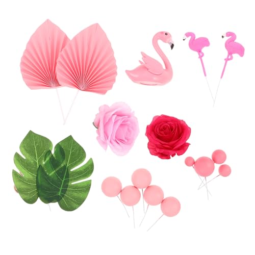 TOYANDONA 23stücke Teiliges Tropische Flamingo Kuchen-dekorationen Mit Palmblättern Rosa Papierfächern Und Metallischen Details Für Hawaii-geburtstagsfeiern Luau-partys Und Hochzeiten TOYANDONA 23stücke Teiliges Tropische Flamingo Kuchen-dekorationen Mit Palmblättern Rosa Papierfächern Und Metallischen Details Für Hawaii-geburtstagsfeiern Luau-partys Und Hochzeiten von TOYANDONA
