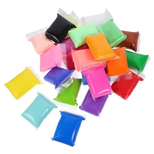 TOYANDONA 24 Packungen gefärbter Ton plastilin für für Kinderknete spielzeuge plastelina erstellen alle Bausatz Bildhauerei Modelliermasse kind DIY ton Plastik von TOYANDONA