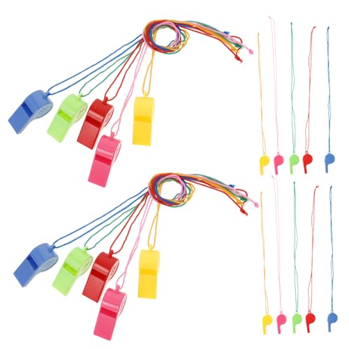 TOYANDONA 24 Stück Buntes Teiliges Outdoor Trillerpfeifen für Robuste Sportpfeifen für Schiedsrichter Trainer und Notfälle Leicht und Tragbar für Fußball und Outdoor Zufällige Farbe TOYANDONA 24 Stück Buntes Teiliges Outdoor Trillerpfeifen für Robuste Sportpfeifen für Schiedsrichter Trainer und Notfälle Leicht und Tragbar für Fußball und Outdoor Zufällige Farbe von TOYANDONA