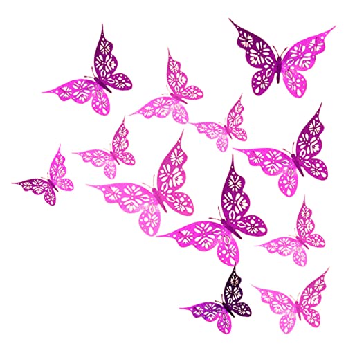 TOYANDONA 24 Stück Schmetterlings Wandaufkleber Schmetterlinge Wandtattoos Dekoraufkleber Für Mädchen Bunte Schmetterlinge Wandtattoo Schmetterlinge Wandaufkleber Dekorpapier Rosy TOYANDONA 24 Stück Schmetterlings Wandaufkleber Schmetterlinge Wandtattoos Dekoraufkleber Für Mädchen Bunte Schmetterlinge Wandtattoo Schmetterlinge Wandaufkleber Dekorpapier Rosy von TOYANDONA