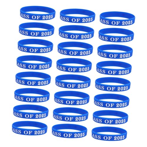 TOYANDONA 24 Stück Teiliges Class Of Silikonarmband Dehnbar Stilvoll als Graduation Party Favors für Schüler Lehrer und Abschlussfeier Langlebig für Feiern von TOYANDONA