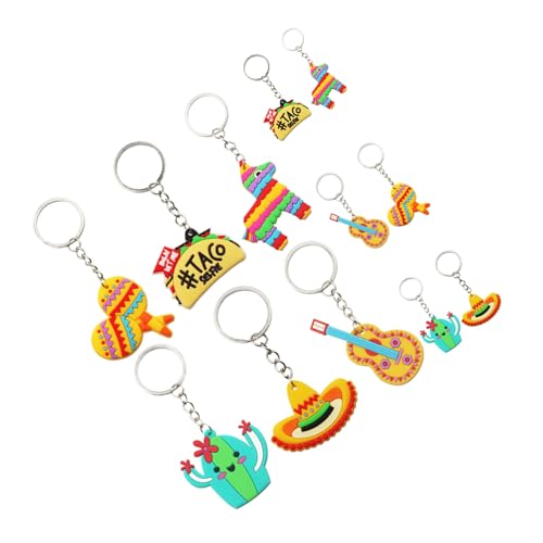 TOYANDONA 24 Stück Teiliges Mexikanisches Fiesta Party Deko Bunte Schlüsselringe mit Leichter Rostfreier Metalllegierung Verschiedene Designs als Geschenk und Partyaccessoire TOYANDONA 24 Stück Teiliges Mexikanisches Fiesta Party Deko Bunte Schlüsselringe mit Leichter Rostfreier Metalllegierung Verschiedene Designs als Geschenk und Partyaccessoire von TOYANDONA