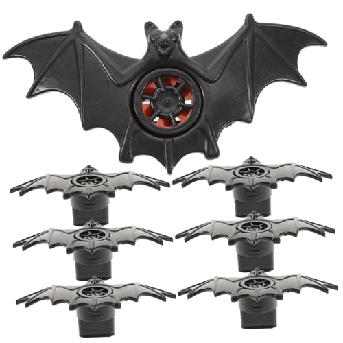 TOYANDONA 24Stücke Halloween Bat Pfeife Kunststoff Pfeifen für Kindergeburtstag und Halloween Party Lustige Streichpfeifen für Unvergesslichen Spaß von TOYANDONA