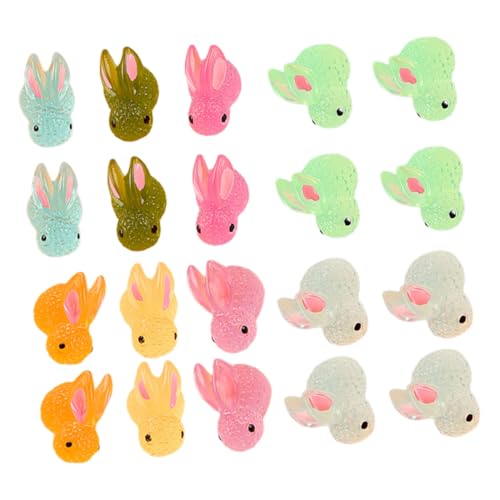TOYANDONA 25 Stück Im Dunkeln Leuchtende Miniatur Hasenstatuen Kaninchen Tischdekoration Hasen Ornamente Mini Kaninchen Kleines Kaninchen Bastelprojekt Miniatur Kaninchenstatuen TOYANDONA 25 Stück Im Dunkeln Leuchtende Miniatur Hasenstatuen Kaninchen Tischdekoration Hasen Ornamente Mini Kaninchen Kleines Kaninchen Bastelprojekt Miniatur Kaninchenstatuen von TOYANDONA
