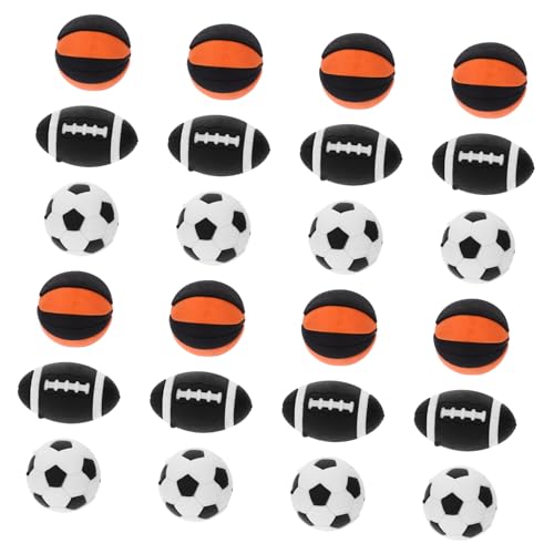 TOYANDONA 25St Simulationsball Schüttgut Klassenzimmer winziger Radiergummi radierer kinder radiergummi kinder Basketball Radiergummis für Kinder dekoratives Radiergummi- Mini-Radierer von TOYANDONA